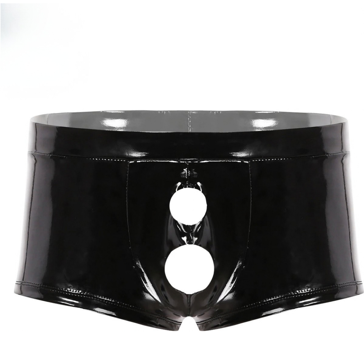 Latex boxer dubbele gaten