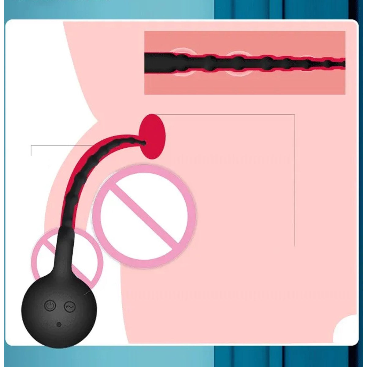 Krachtige vibrerende penisplug