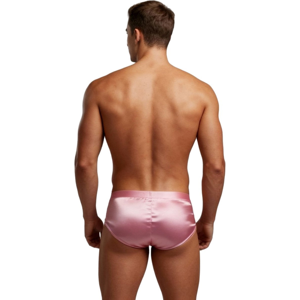 Satijnen Dames Slip Voor Mannen