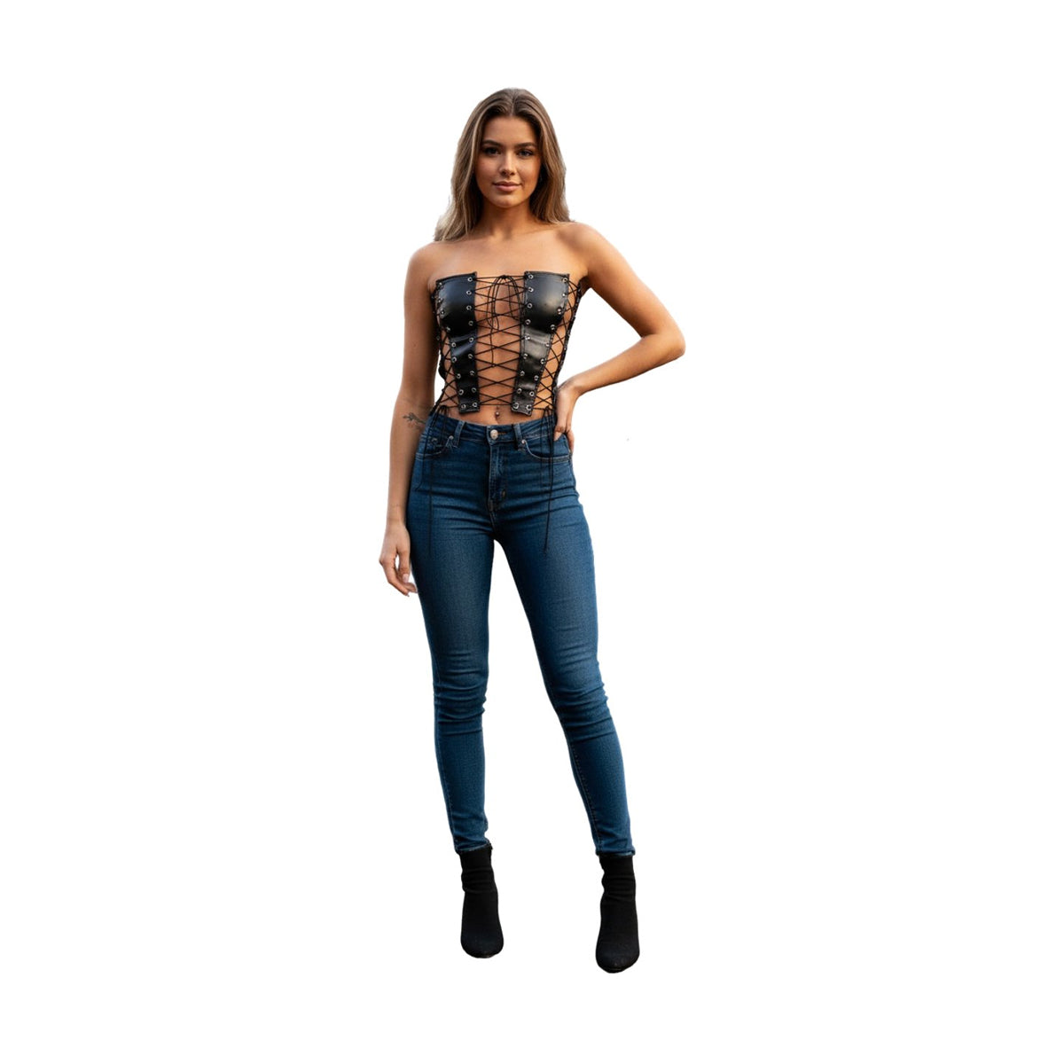 Sexy Corset Top met Vetersluiting