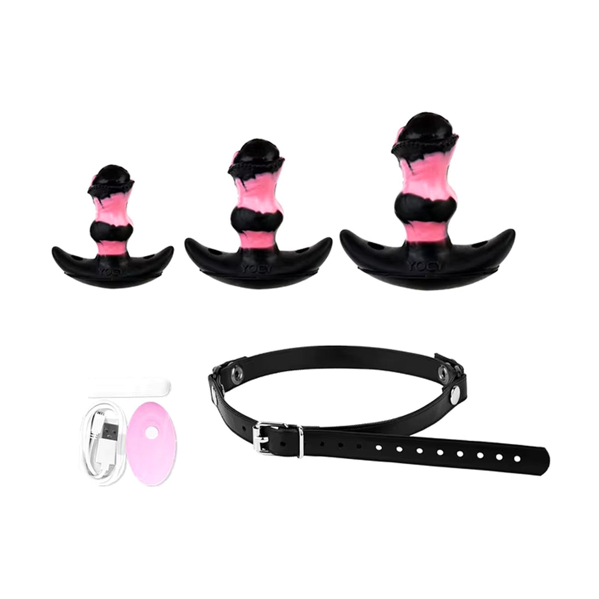 Set van 3 vibrerende mondgag's