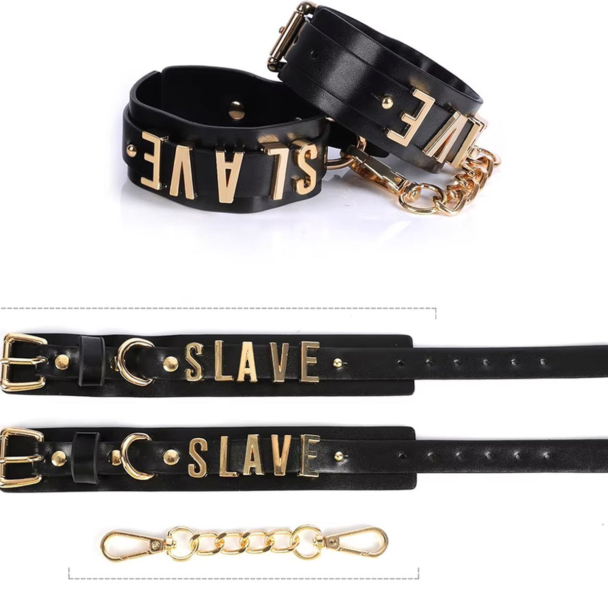 Bondage set slaaf Leder