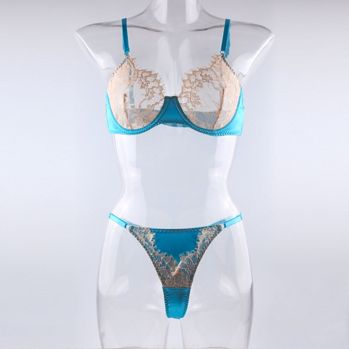 Satinen Lingerie Set