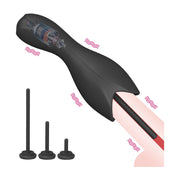 Vibrerende Penisplug met 3 Opzetstukken