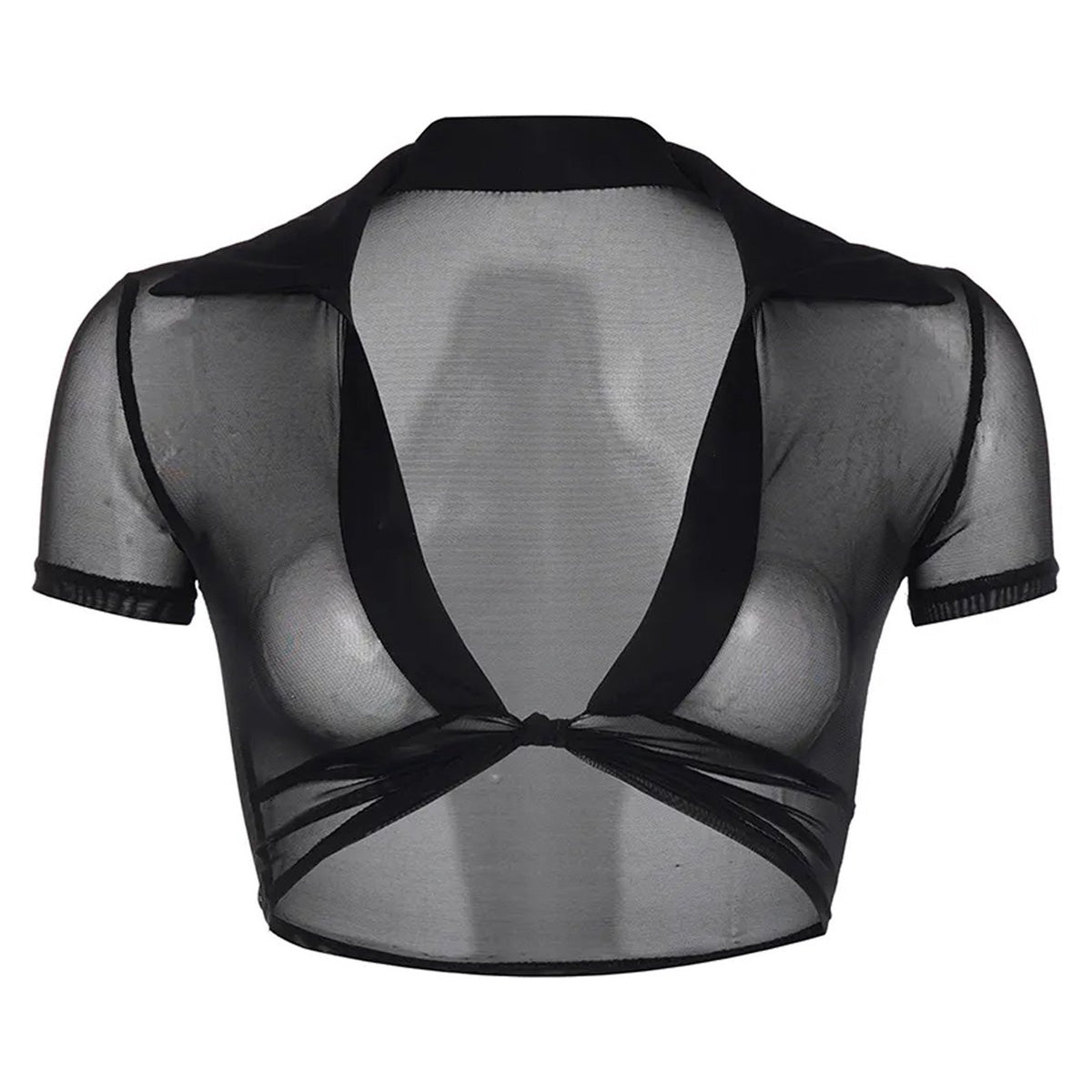 Transparante mesh top