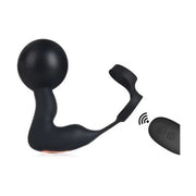 Cockring met opblaasbare Buttplug
