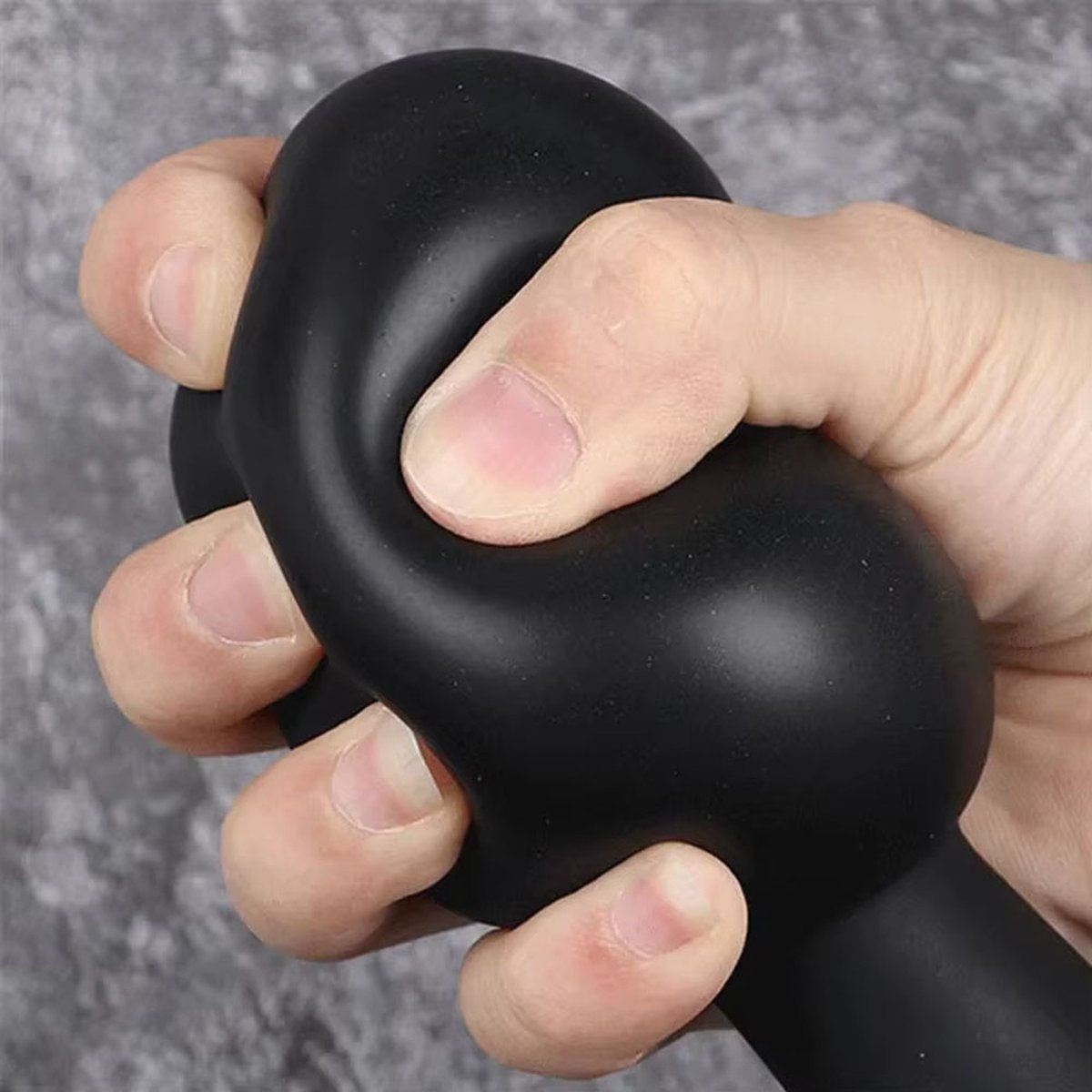 Cockring met opblaasbare Buttplug