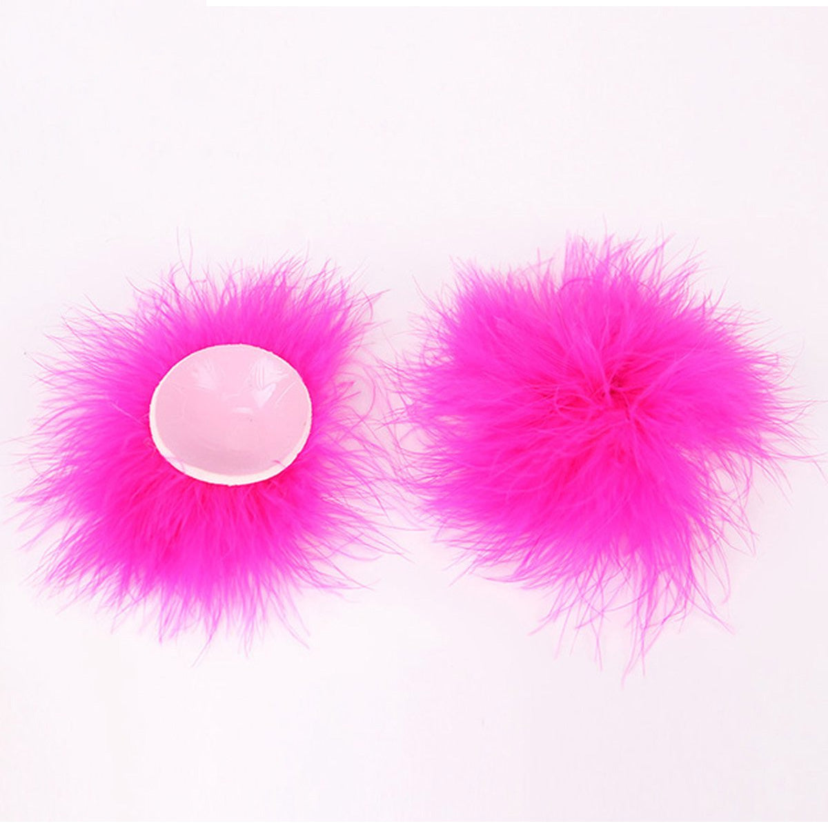 Tepel Cover Pluche Roze