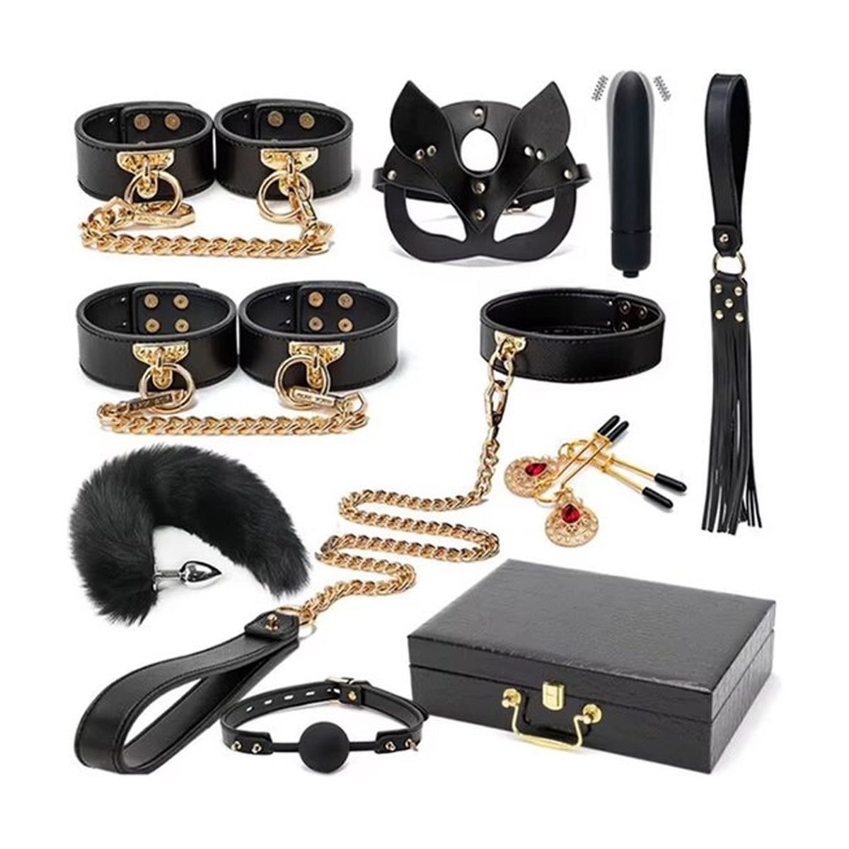 Complete BDSM Bondage set inclusief bijpassende koffer