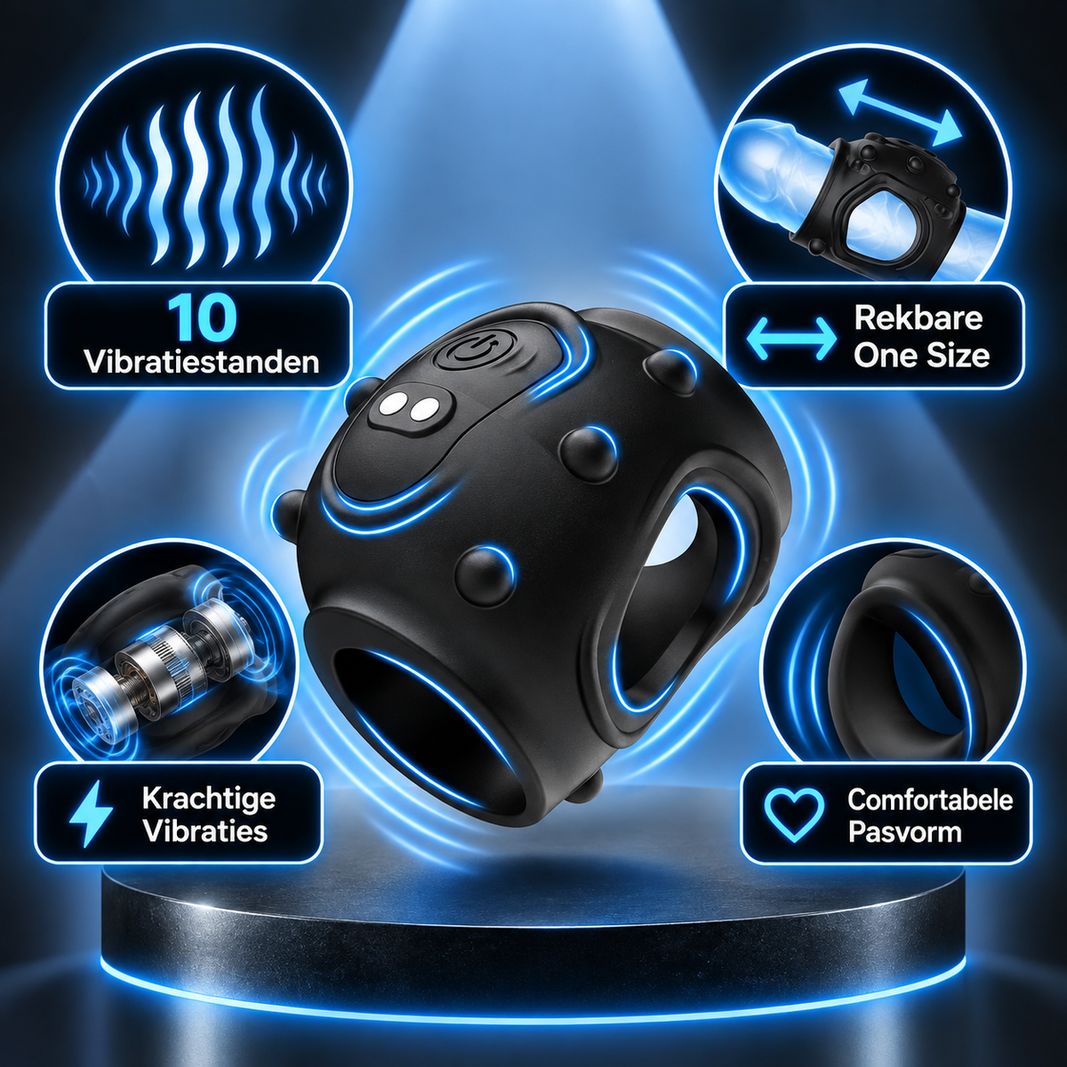 Vibrerende penisring vibrator
