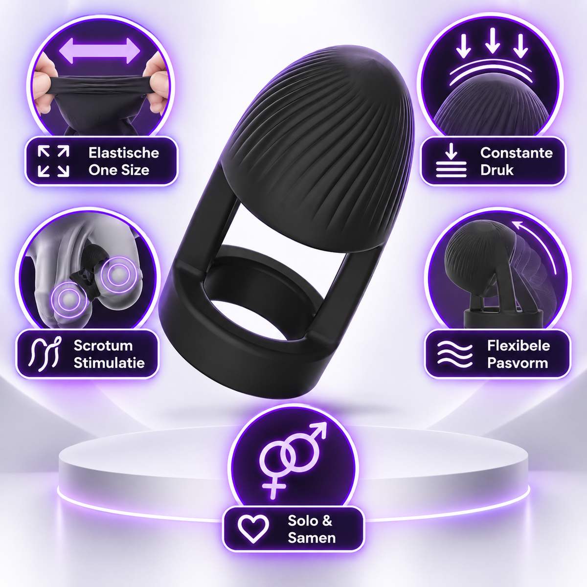 Sperma locker scrotum ring