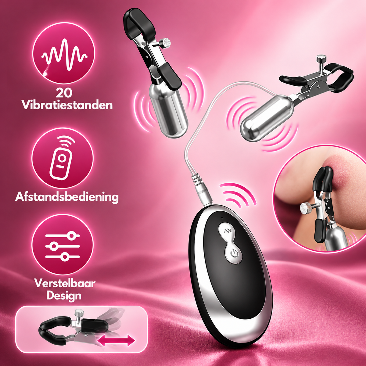 Vibrating Nipple Clamps