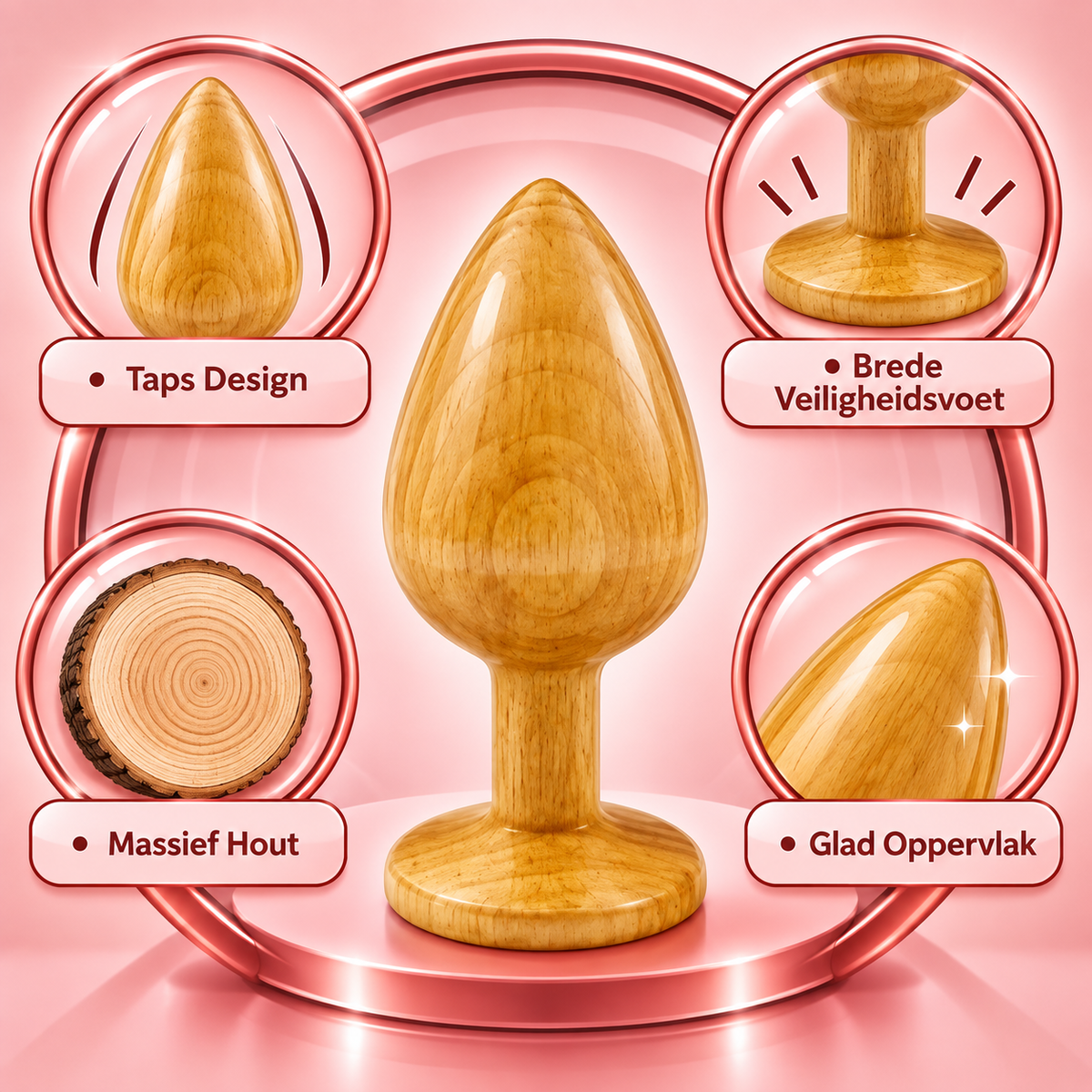 Buttplug Hout