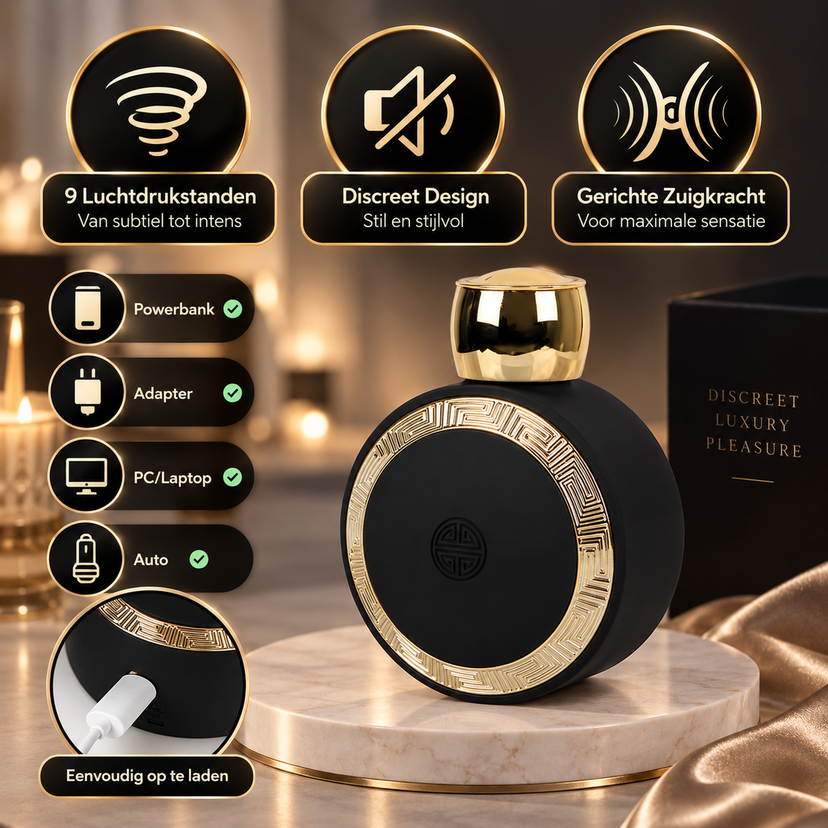 Luchtdrukvibrator Parfumfles