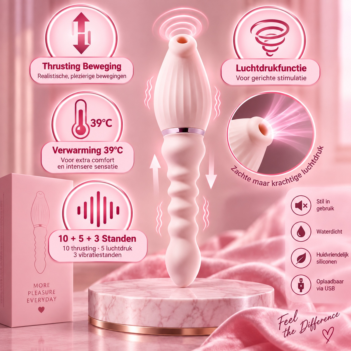 4 in 1 Dildo Vibrator