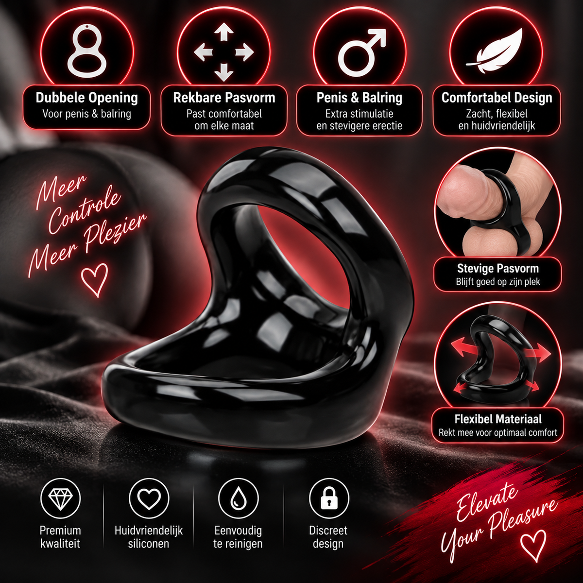 Cock ring + scrotum ring