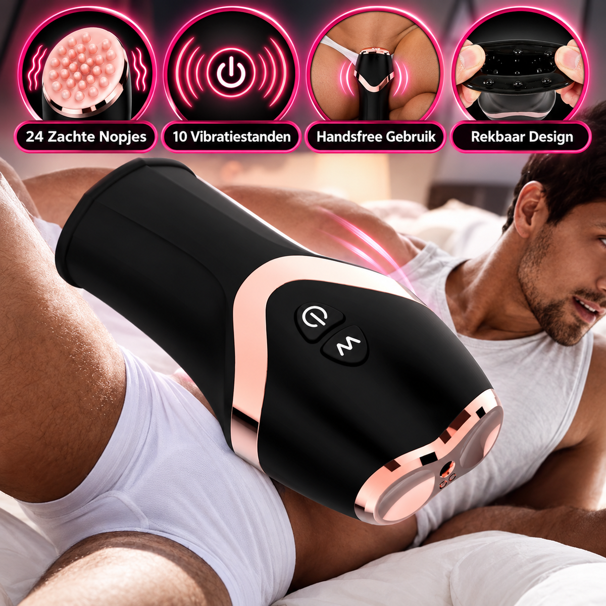 Masturbator vibrator