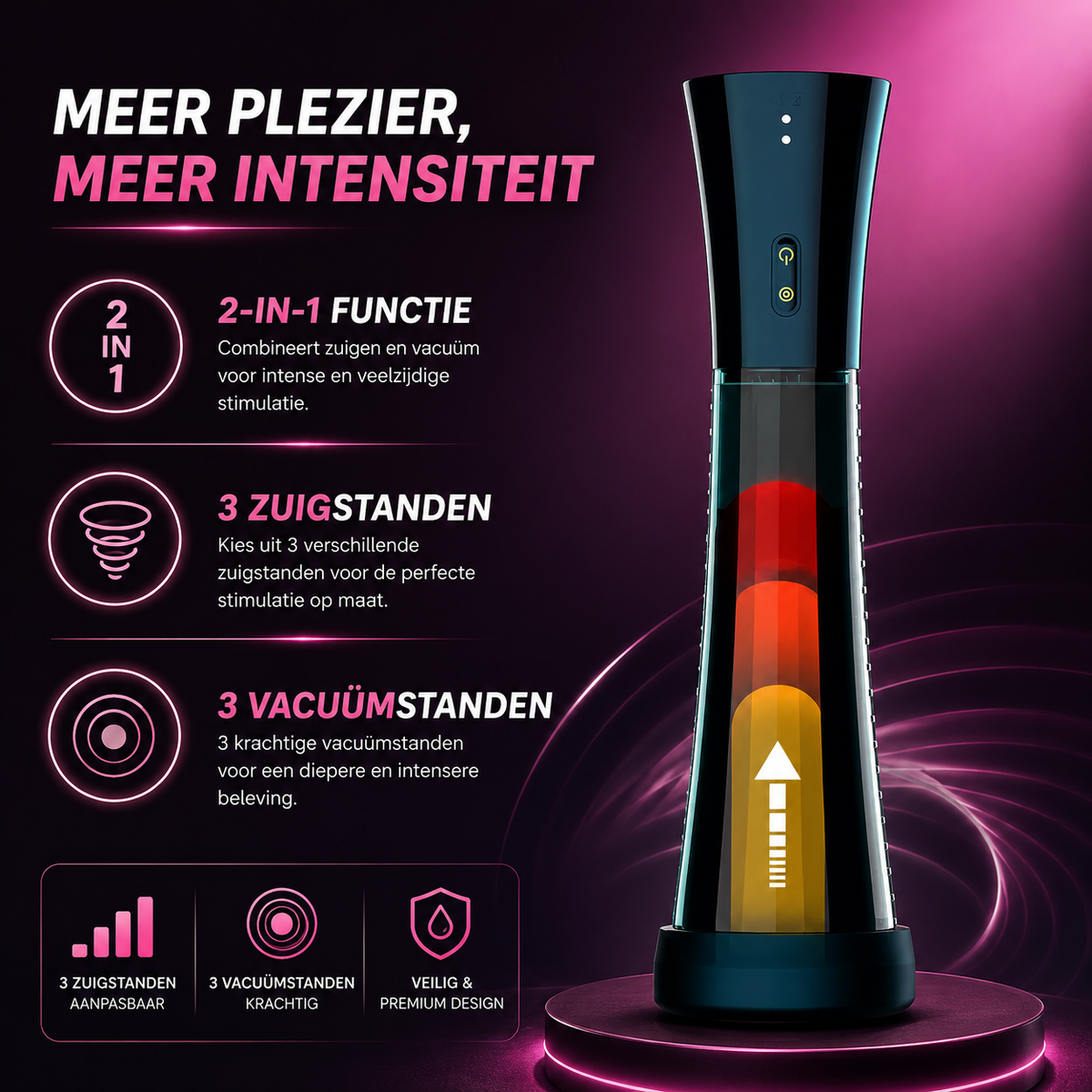 Masturbator + Penis Pump (2 in 1)