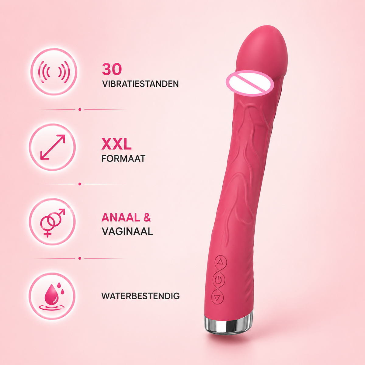 Powerful Dildo Vibrator with 30 Settings