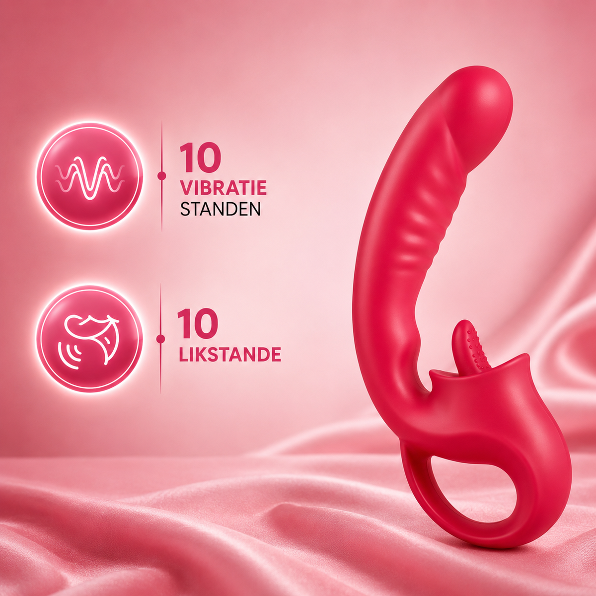 Dildo and lick vibrator