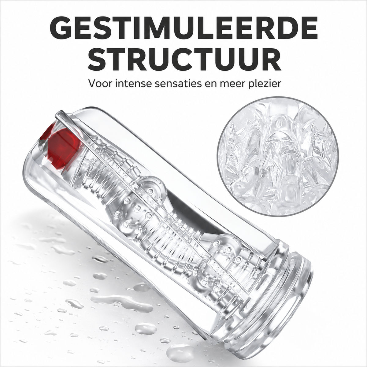 Masturbator met Vibrator en penispomp