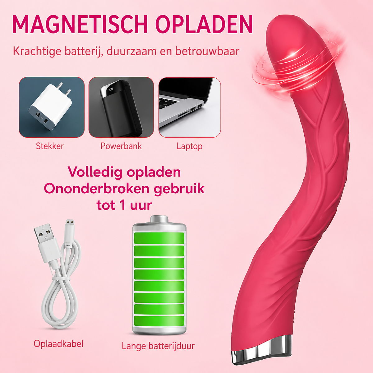 Powerful Dildo Vibrator with 30 Settings