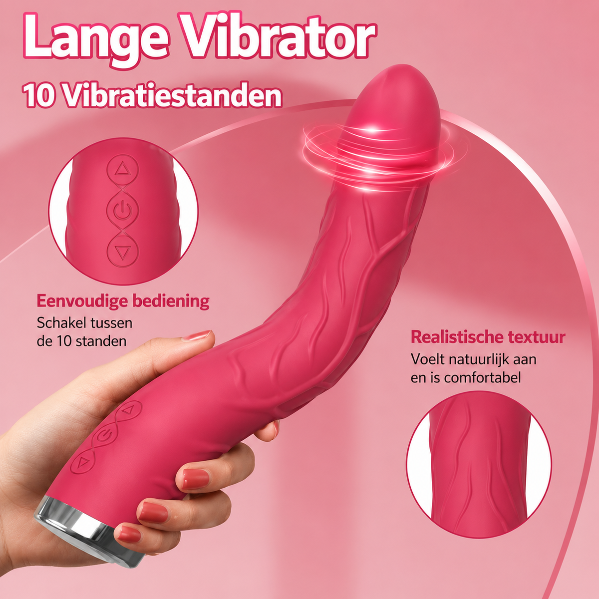Powerful Dildo Vibrator with 30 Settings