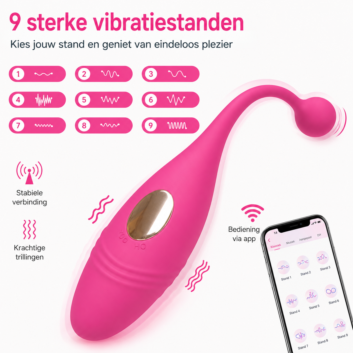 Bluetooth Vibrator G-spot and Clitoris