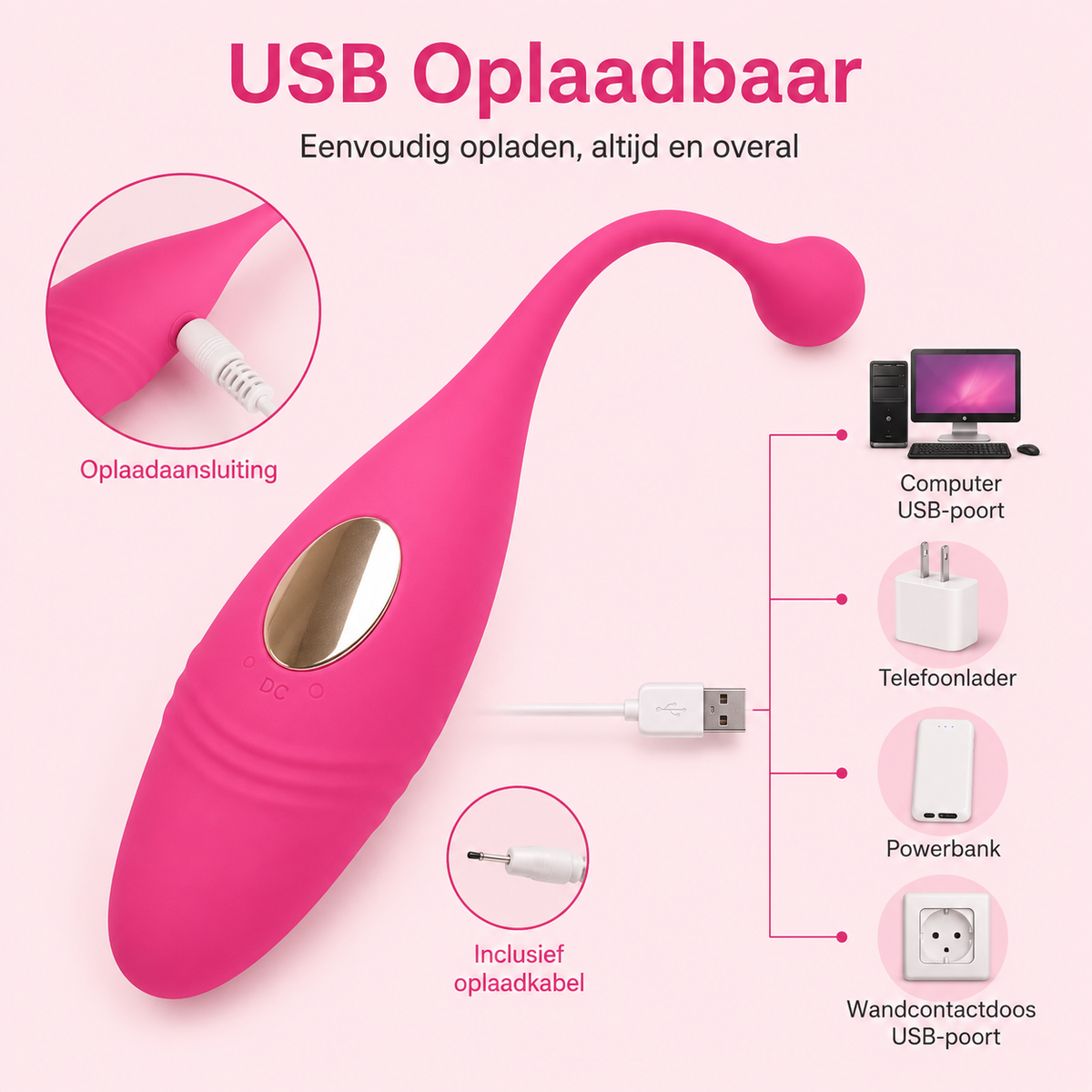 Bluetooth Vibrator G-spot and Clitoris