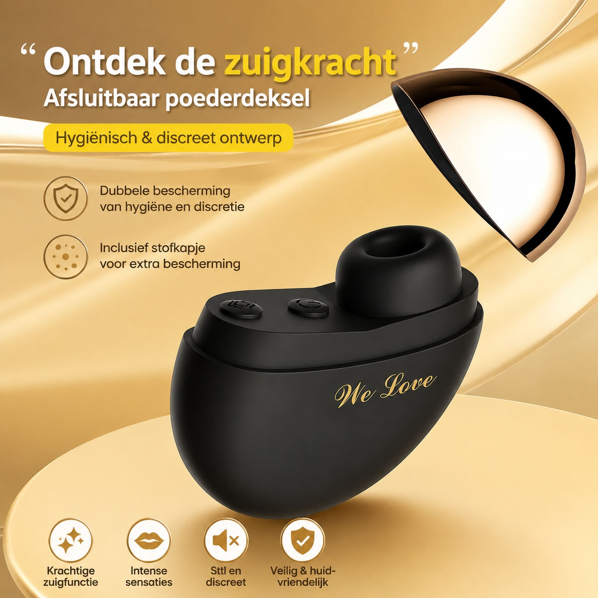 Zuigende Vibrator Deluxe