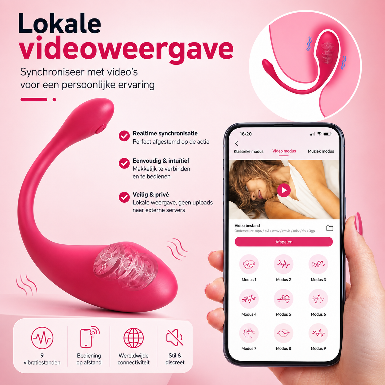 App bestuurbare Vibrator