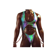 Bodysuit Heren Handboeien en Kettingen