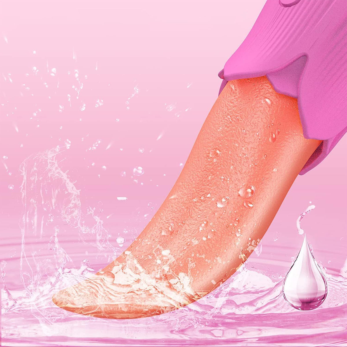 Dubbele Vibratortong en Clitoris