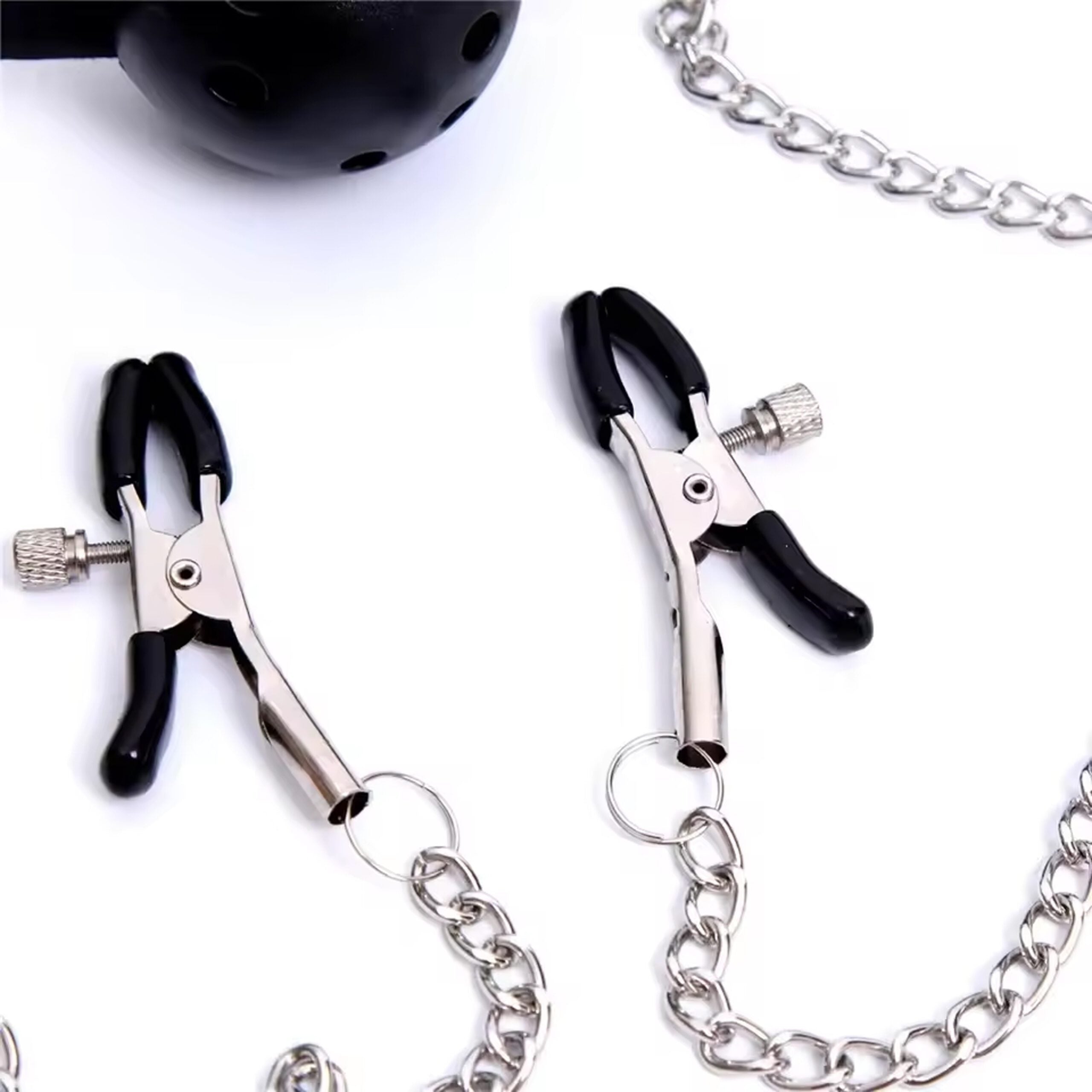 Gagbal met Tepelklemmen