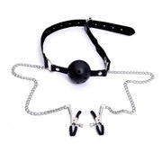 Gagbal met Tepelklemmen