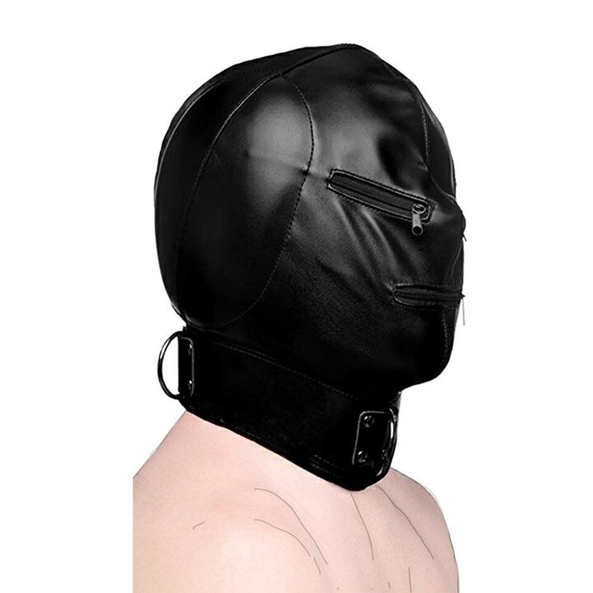 Masker met rits ogen en mond