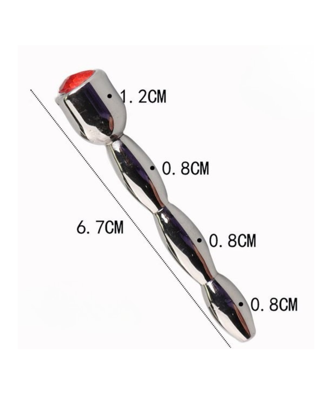 RVS Penis plug Kralen