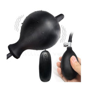 Opblaasbare Buttplug met Vibratie