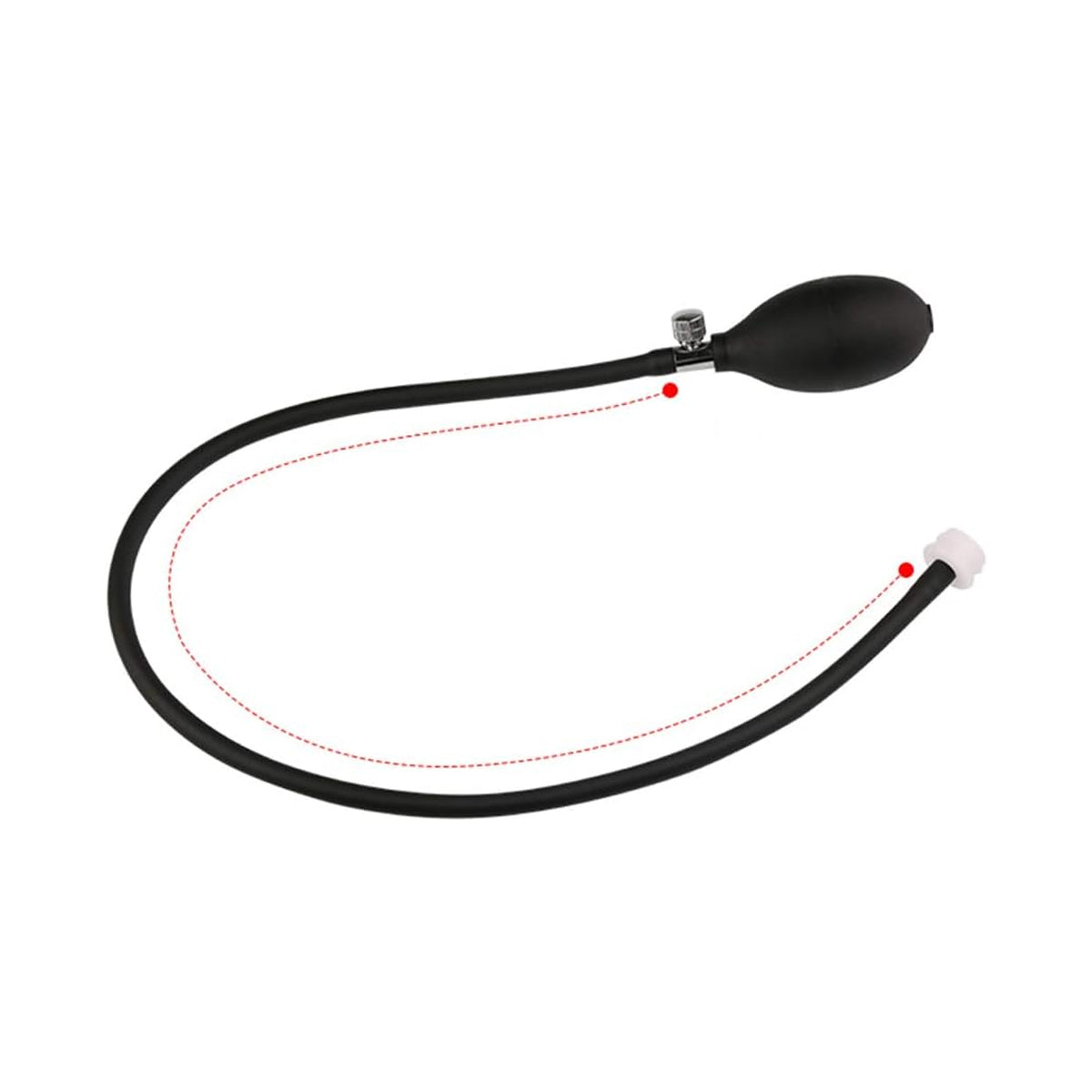 Opblaasbare buttplug staaf