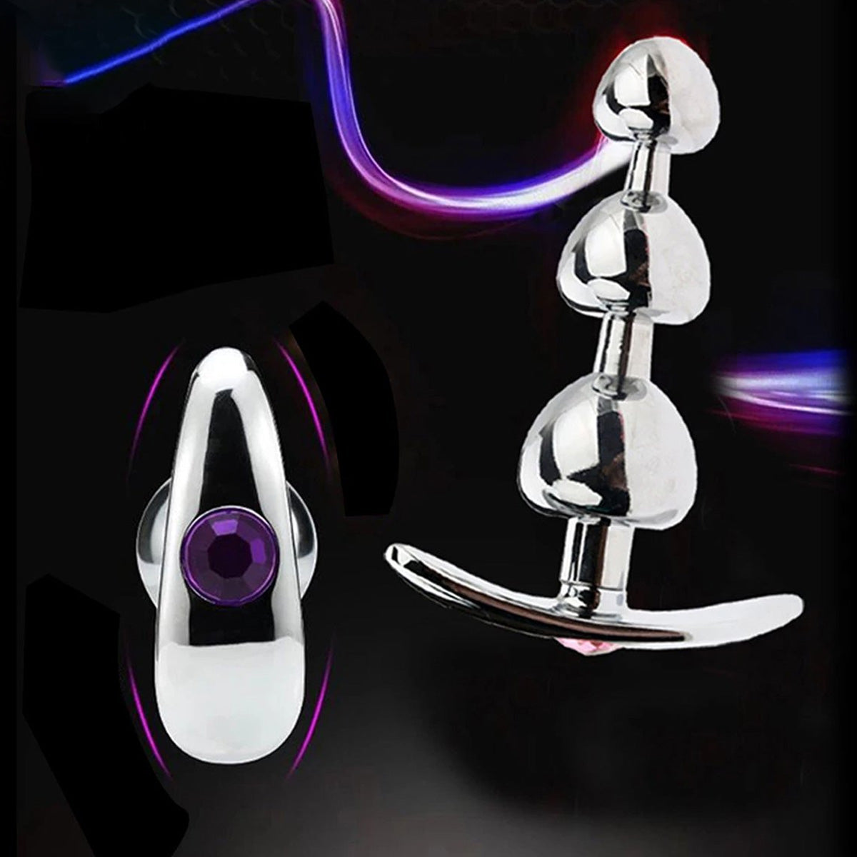 RVS Kralen Buttlplug