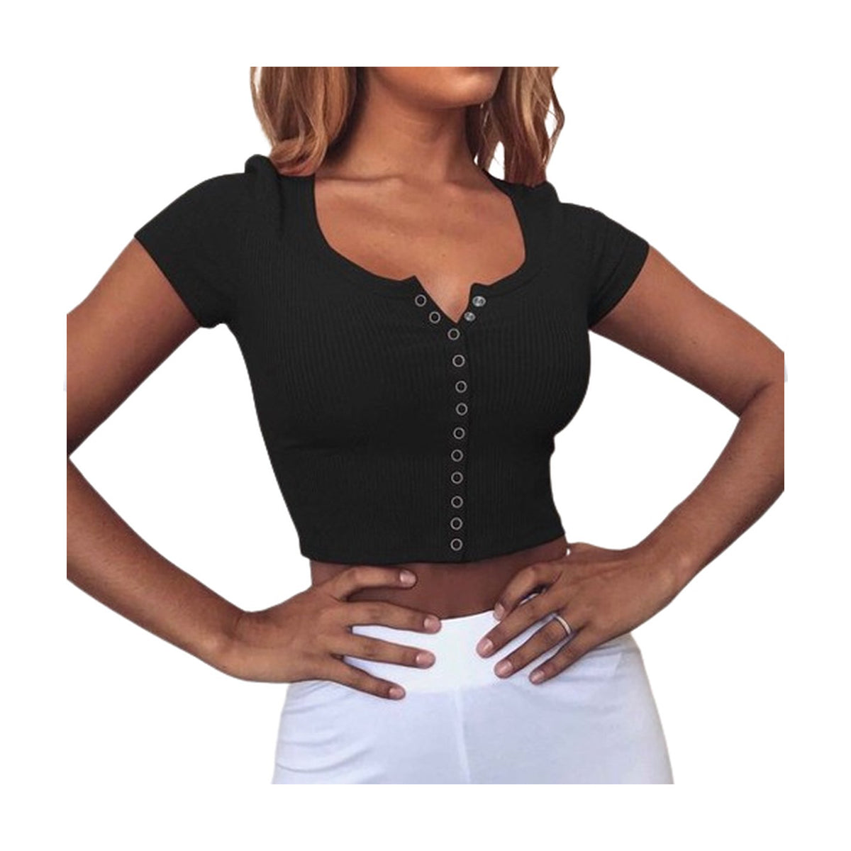 Sexy Crop-top Knoopjes