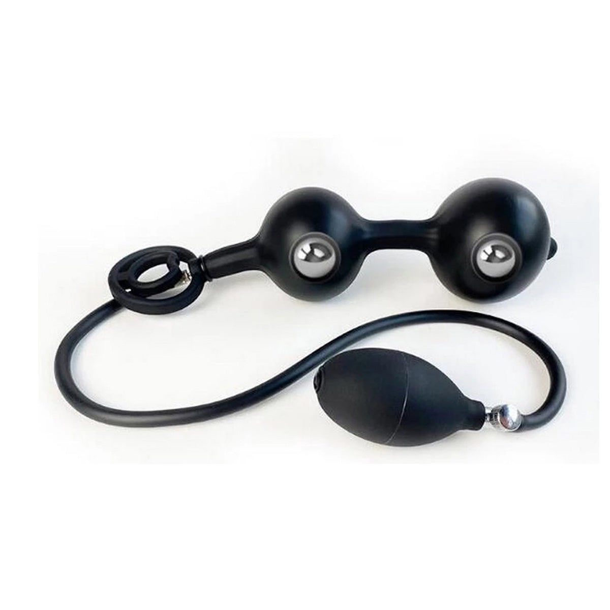 Dubbele Opblaasbare Buttplug