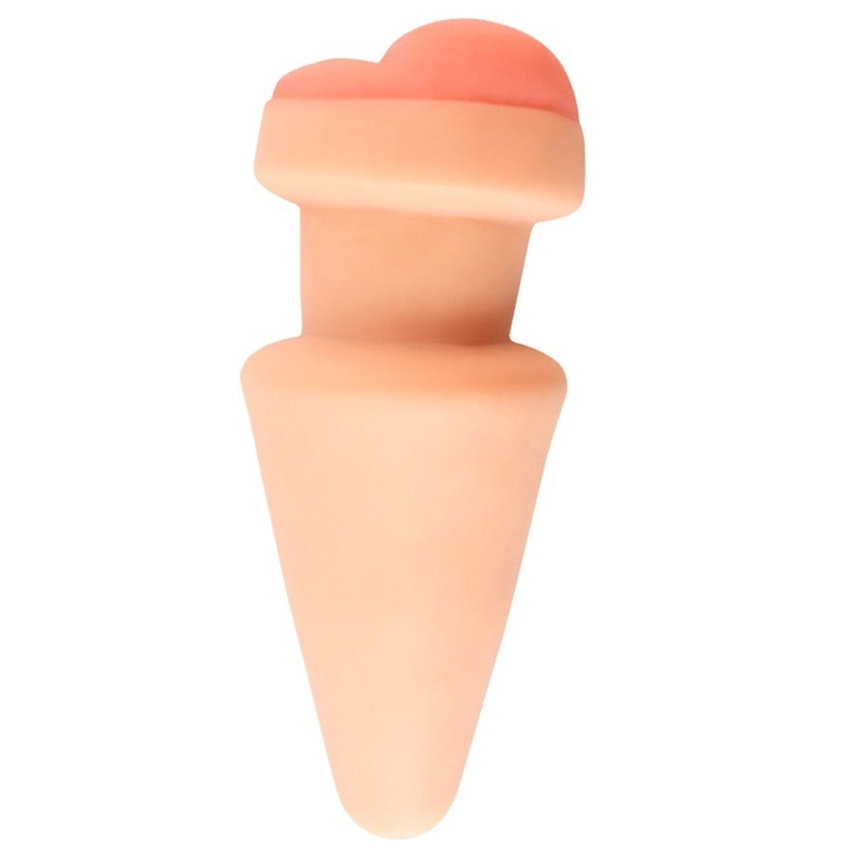 Buttplug met vaginale opening