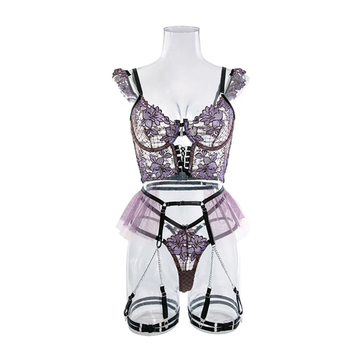 Erotische Lingerieset 3-delig