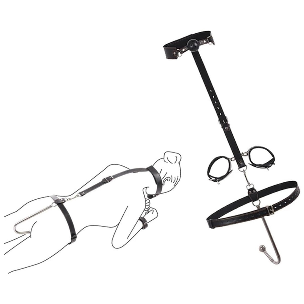 Bondage Set Met Anale Haak