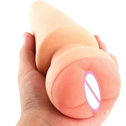 Buttplug met vaginale opening