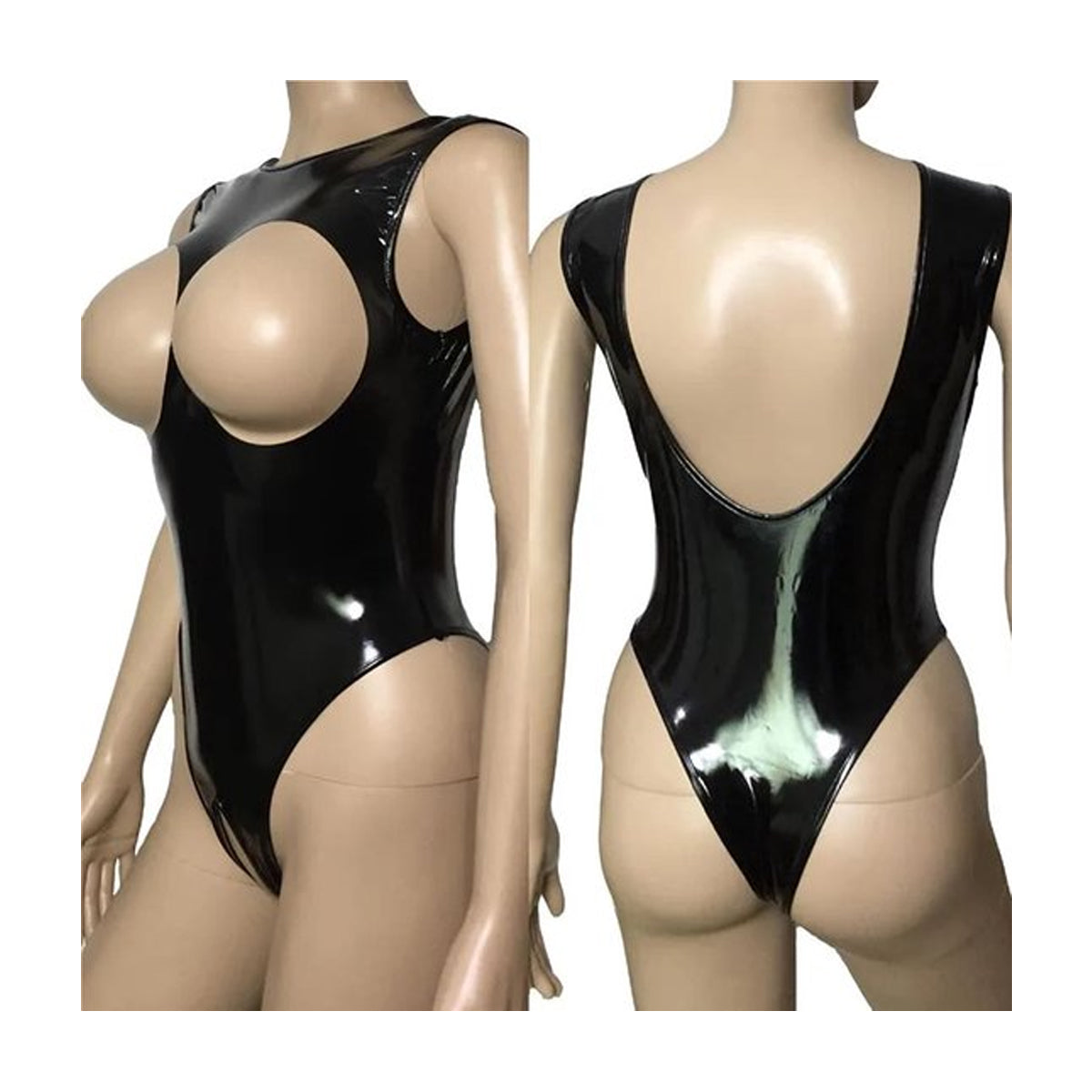 Jumpsuit Open Kruis en Borsten