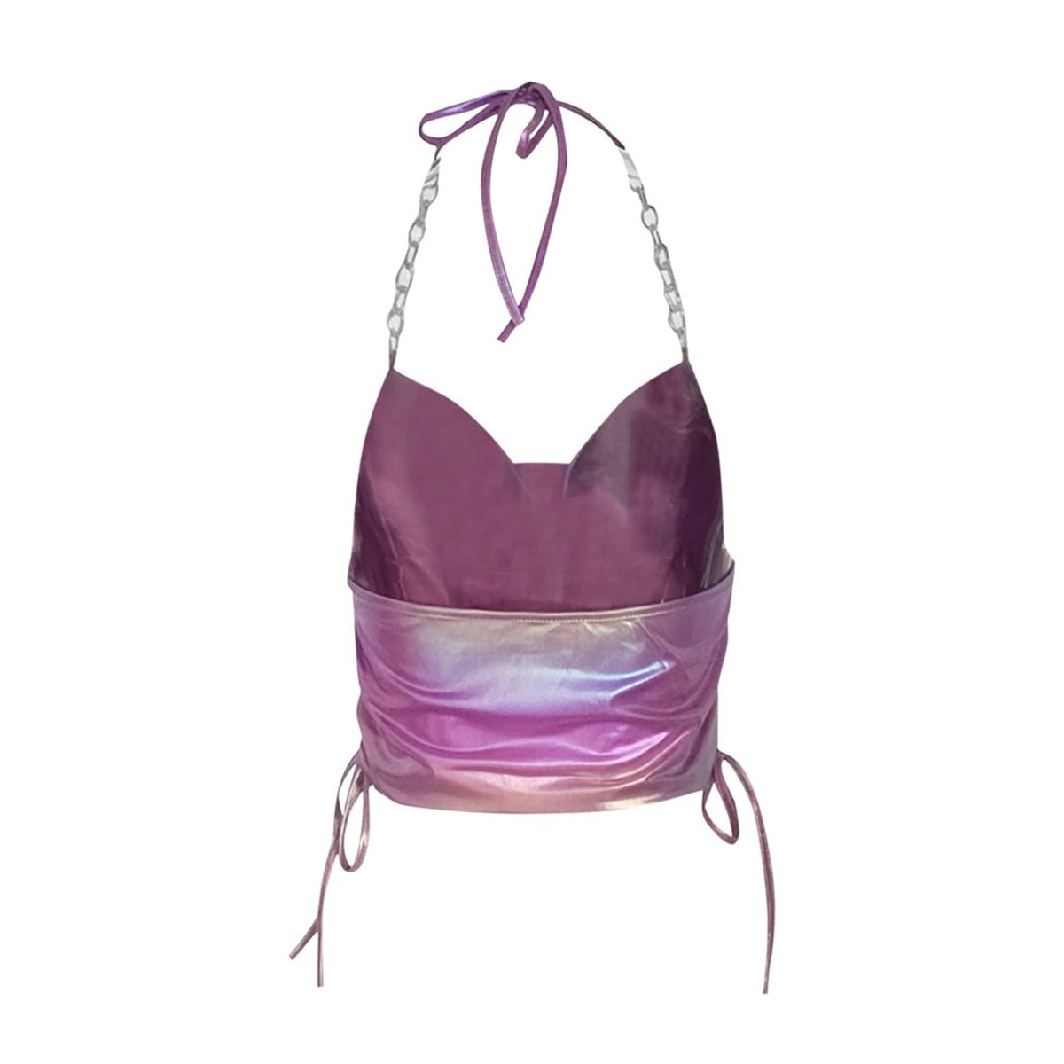 Kleurrijk Topje met Ketting Hals