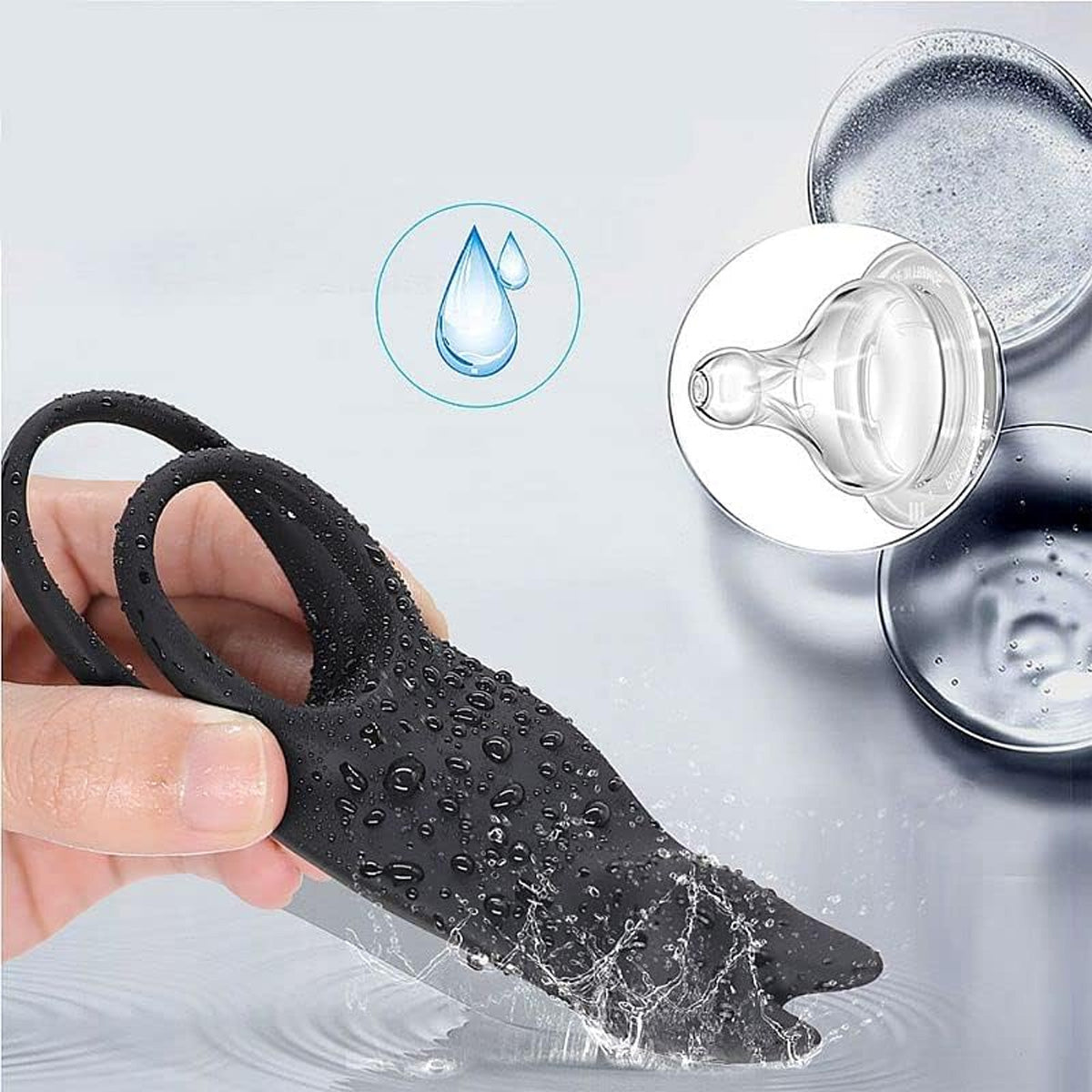 Cockringvibrator Dubbele Penetratie