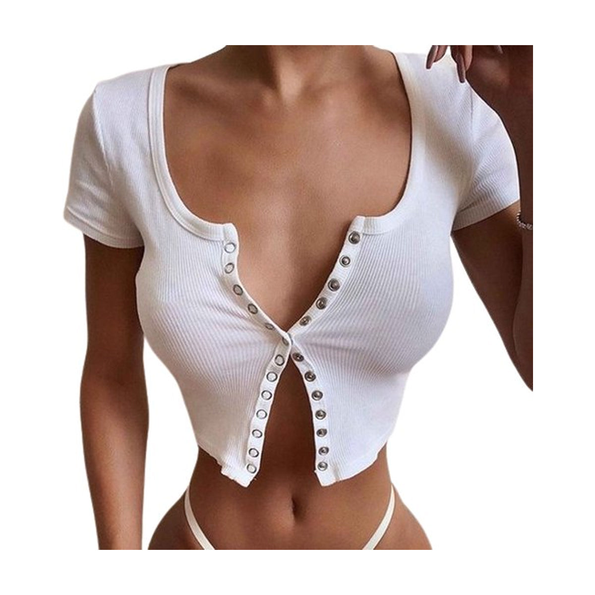 Sexy Crop-top Knoopjes